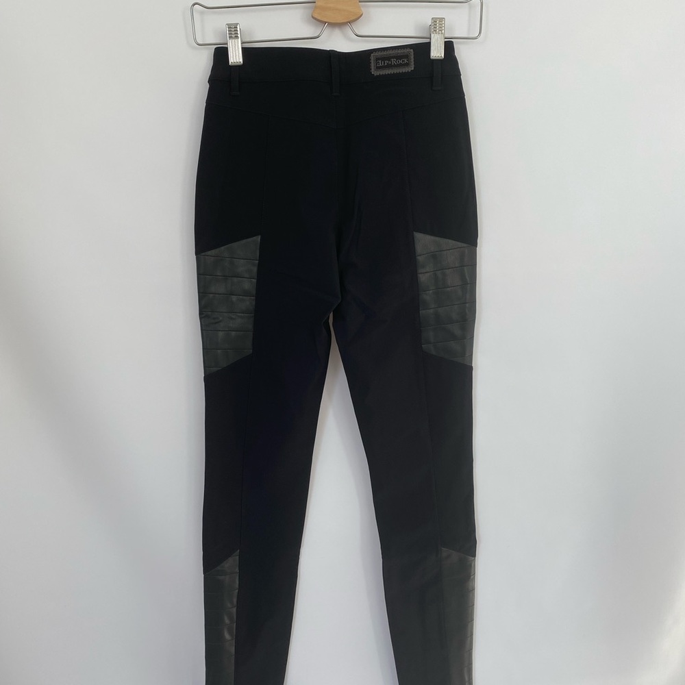 NWT Alp N Rock Sloan Leather Moto Leggings Pants $258 Black - Picture 10 of 16